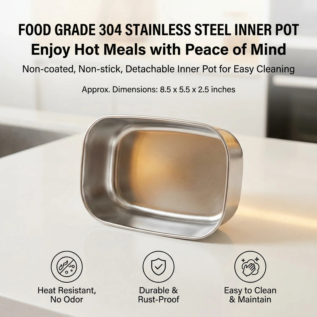 Revolutionize Your Mealtime with the 1.5L 60W Electric Portable Lunch Box – Perfect Leak-Proof Food Warmer for Home and Car!