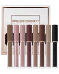 Transform Your Look with the 8-Color Liquid Matte Eyeshadow Kit - High Pigment, Waterproof, and Long-Lasting for Stunning Everyday Glam!