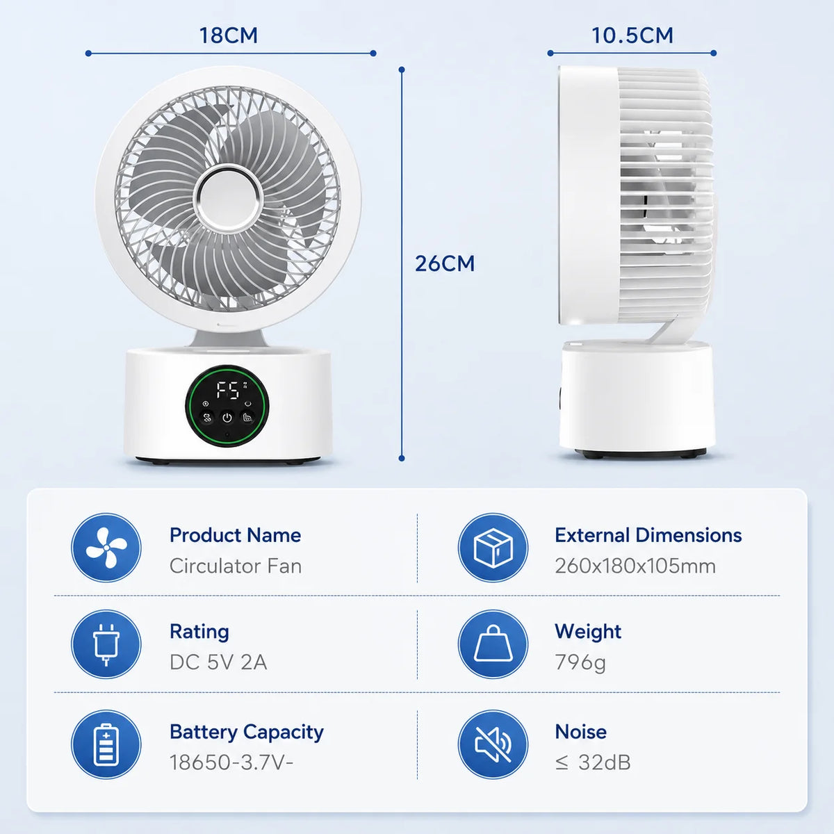 Experience Ultimate Comfort with Our Portable Wall-Hanging Fan: Rechargeable USB Electric Folding Fan with Nightlight and Natural Wind Function