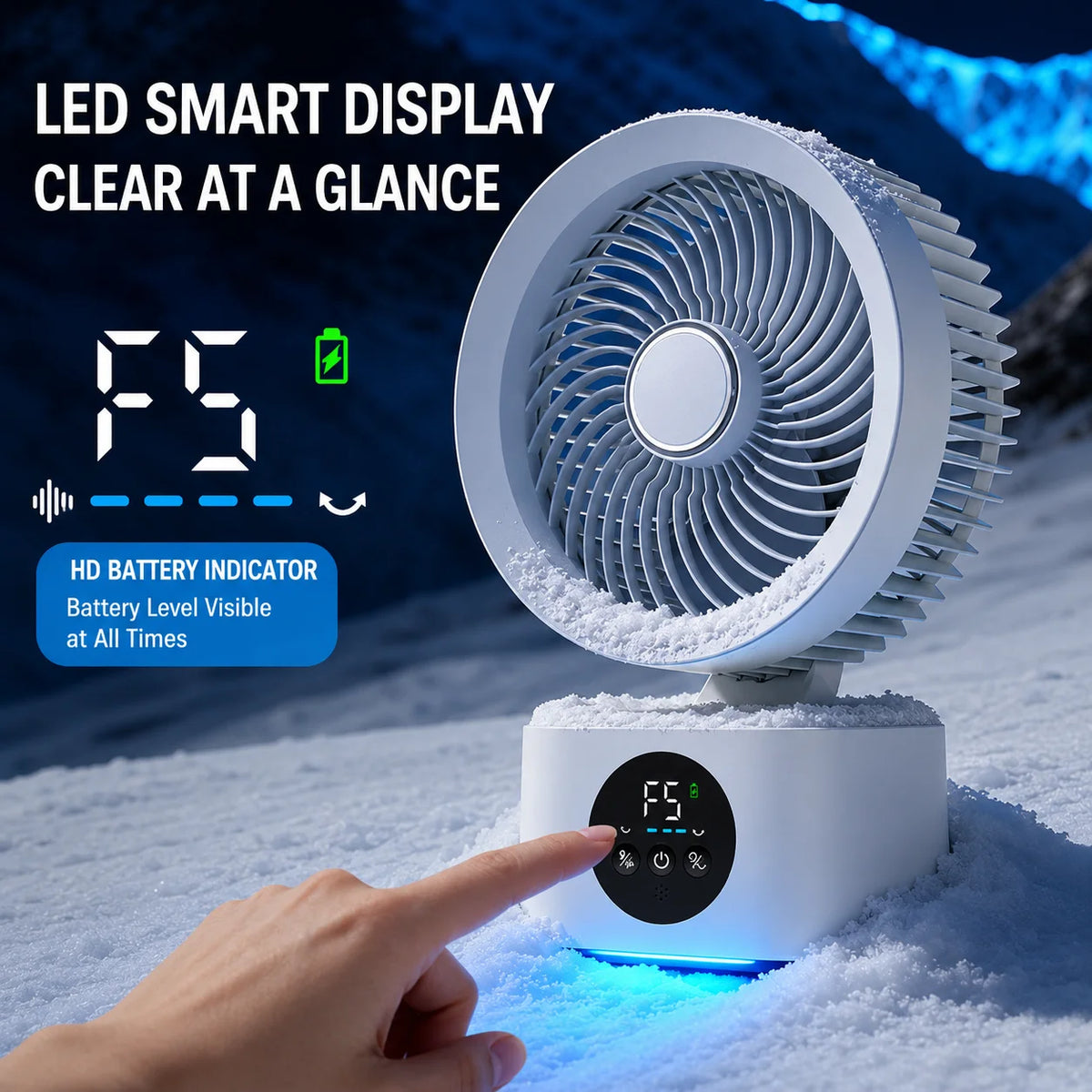 Experience Ultimate Comfort with Our Portable Wall-Hanging Fan: Rechargeable USB Electric Folding Fan with Nightlight and Natural Wind Function