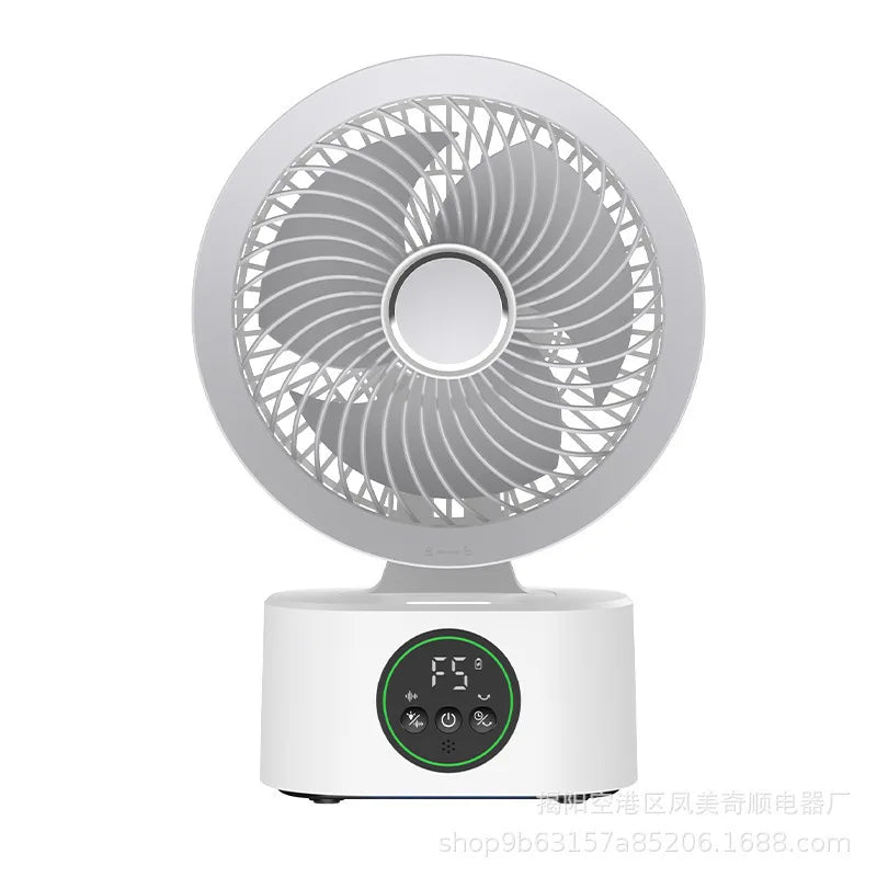 Experience Ultimate Comfort with Our Portable Wall-Hanging Fan: Rechargeable USB Electric Folding Fan with Nightlight and Natural Wind Function
