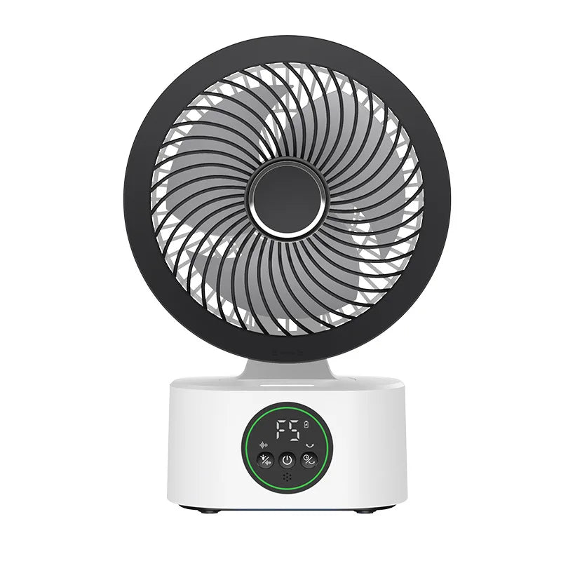 Experience Ultimate Comfort with Our Portable Wall-Hanging Fan: Rechargeable USB Electric Folding Fan with Nightlight and Natural Wind Function