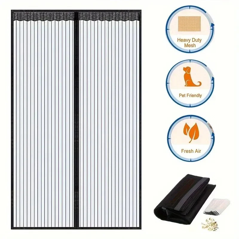 Transform Your Home with Our Anti-Mosquito Magnetic Curtain - Effortless Insect Protection and Ventilation!