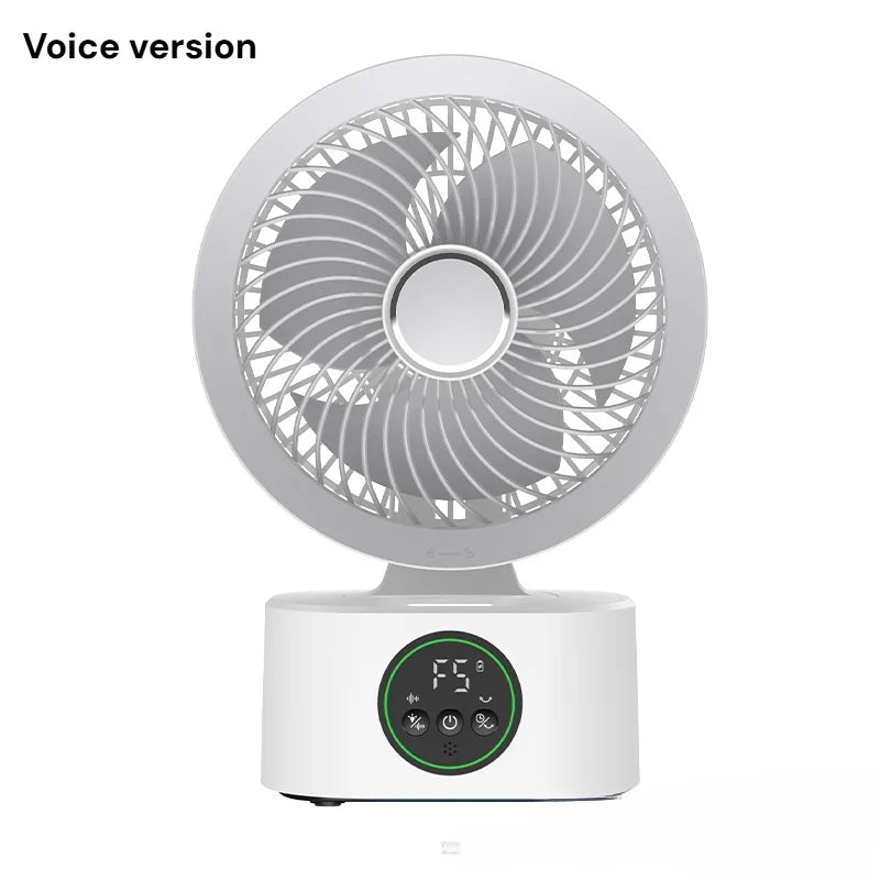 Experience Ultimate Comfort with Our Portable Wall-Hanging Fan: Rechargeable USB Electric Folding Fan with Nightlight and Natural Wind Function