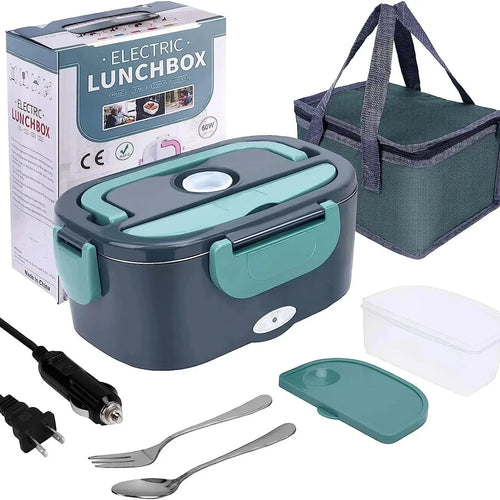 Revolutionize Your Mealtime with the 1.5L 60W Electric Portable Lunch Box – Perfect Leak-Proof Food Warmer for Home and Car!